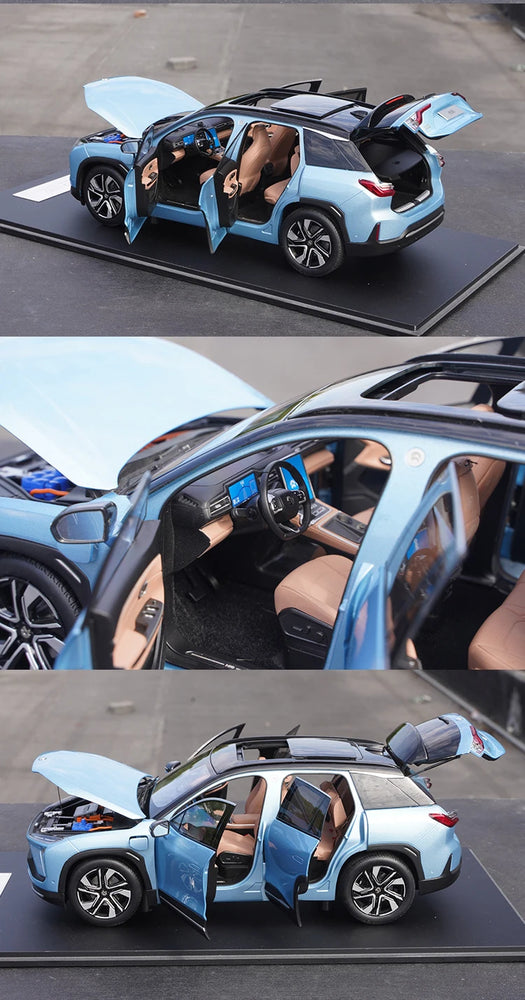 Original Factory 1:18 NIO ES6 Die-cast Simulation Alloy Car Model, Boys' Festival Gift Toy, Adult Collectible Display Item