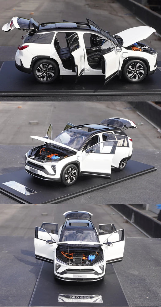 Original Factory 1:18 NIO ES6 Die-cast Simulation Alloy Car Model, Boys' Festival Gift Toy, Adult Collectible Display Item