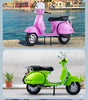Original 1:10 Vespa 125 Classics Motorcycle Model Alloy Scooter Off Road Autocycle Simulation Collectibles for Gift, Toys
