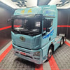 Die-cast 1:24 Scale FAW Jiefang JH6 Tractor Trailer Head Simulation Alloy Model Fans Collection Home Decoration Metal Ornaments