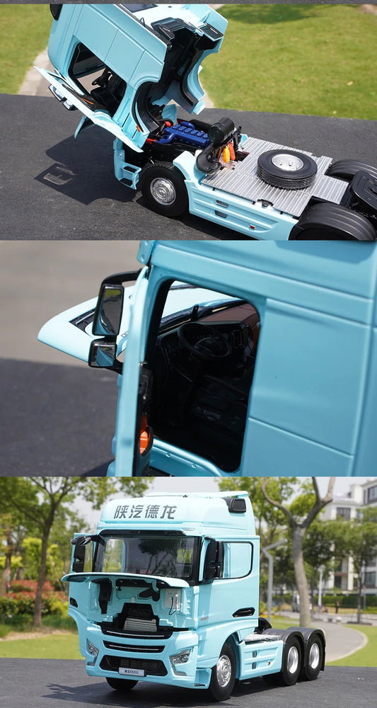 Original Factory 1:24 SHACMAN X6000 Tractor Truck Model For Gift, Collection, Display