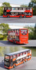 High Quality 1:40 Baycheng Zhongxing Smart Double-Decker Sightseeing Bus Model for Gift, Collection