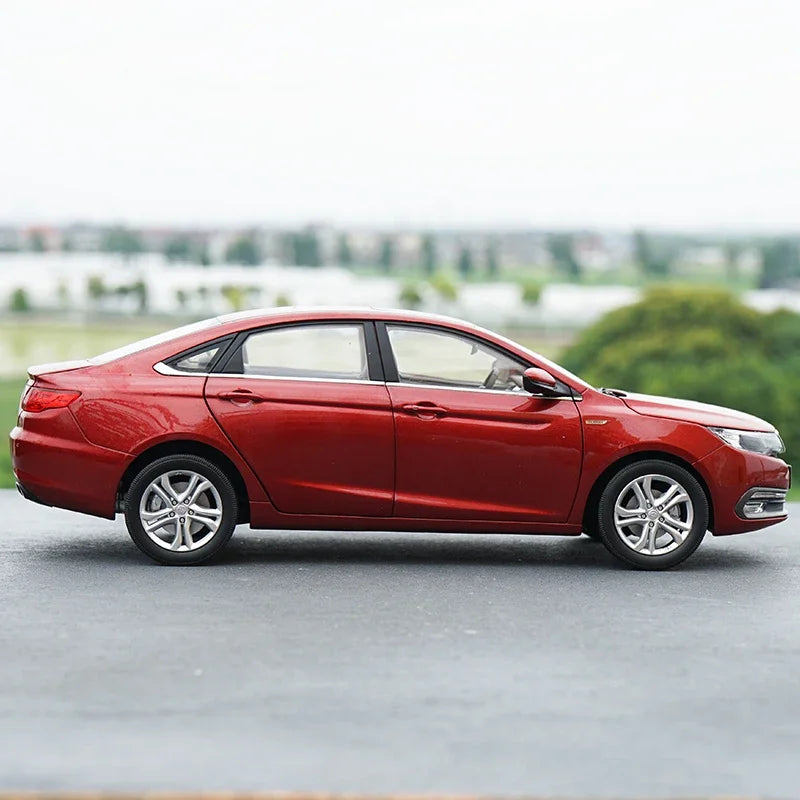 Original Factory 1:18 Geely Emgrand GL Diecast Sedan Model with Alloy Body, Opening Doors, Steering & Suspension