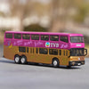 1:76 Nanjing Jinling Double Decker Diecast Bus Model – Limited Collector Edition Imitation Alloy Bus Model Toys for Collection, Display