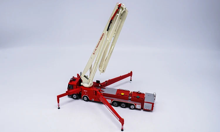 High Quality 1:43 Yongqiang CARMICHAEL COBRA3 Cobra, Alloy Main Foam Fire Truck Model Miniature for Gift