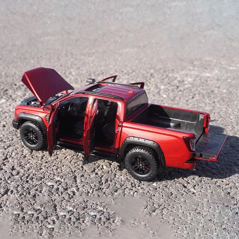 High simulation 1:18 Scale Original CNHTC Boloen S9 4X4 SUV off road Pickup Truck Model for Collectors Gifts Souvenir Decoration