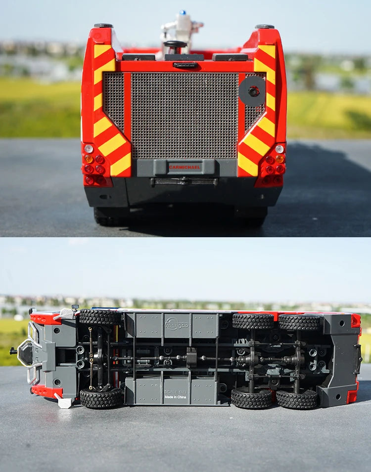 High Quality 1:43 Yongqiang CARMICHAEL COBRA3 Cobra, Alloy Main Foam Fire Truck Model Miniature for Gift