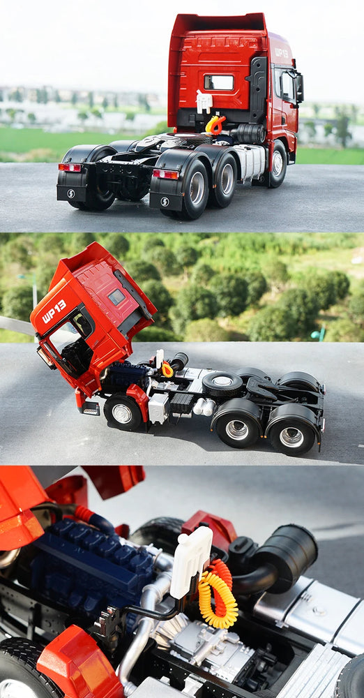 Original Factory 1:24 SHACMAN X6000 Tractor Truck Model For Gift, Collection, Display