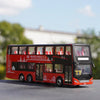 High Quality 1:40 Baycheng Zhongxing Smart Double-Decker Sightseeing Bus Model for Gift, Collection