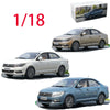 Diecast 1/18 Scale SAIC Volkswagen New Santana 2017 Alloy Car Model Toys for Boys Gift Collection Display