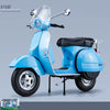 Original 1:10 Vespa 125 Classics Motorcycle Model Alloy Scooter Off Road Autocycle Simulation Collectibles for Gift, Toys