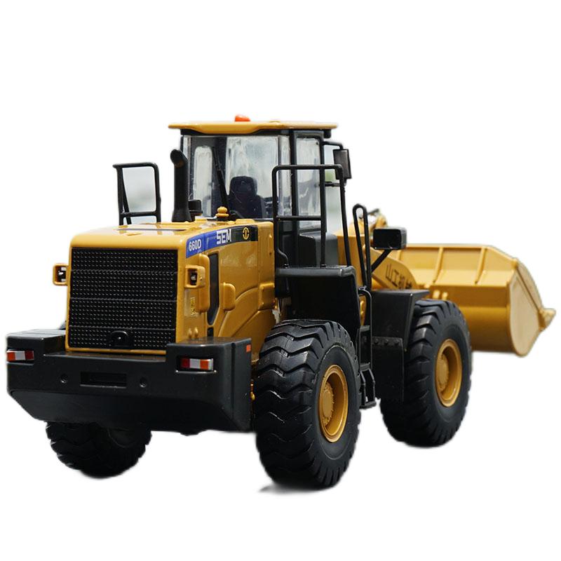 Original factory authentic Shangong loader diecast 1:32 SEM660D loader alloy construction model for toy gift