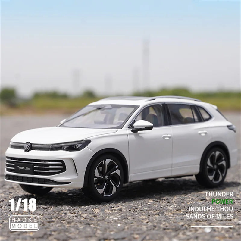 High Quality 1:18 VW Tiguan L PRO SUV Alloy Car Mode for Collection Kids Gifts Decoration Display