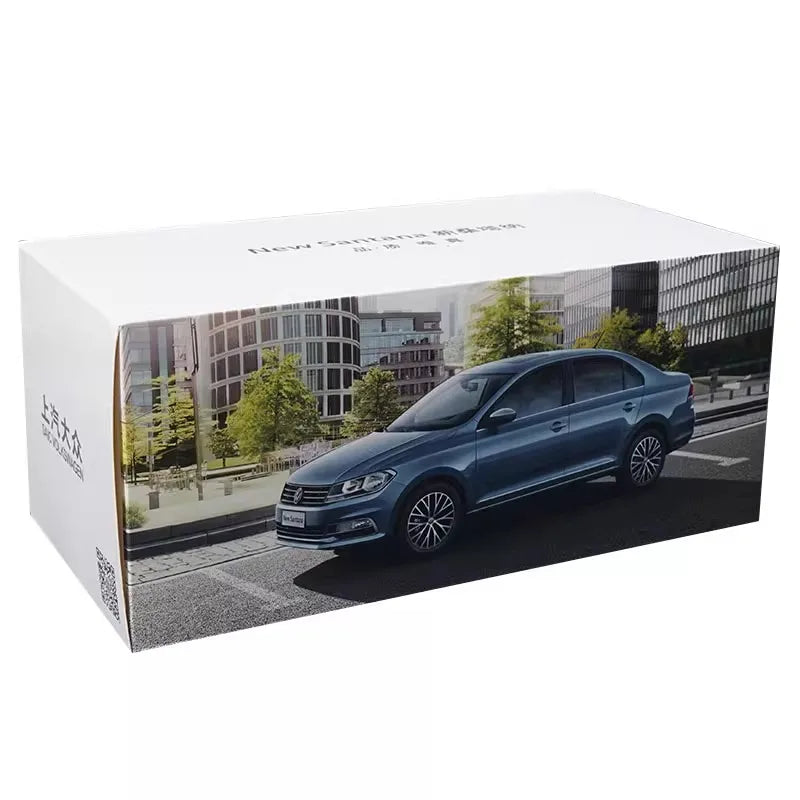 Diecast 1/18 Scale SAIC Volkswagen New Santana 2017 Alloy Car Model Toys for Boys Gift Collection Display