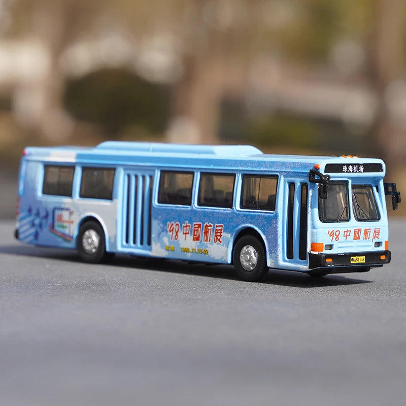 1:76 Nanjing Jinling Double Decker Diecast Bus Model – Limited Collector Edition Imitation Alloy Bus Model Toys for Collection, Display