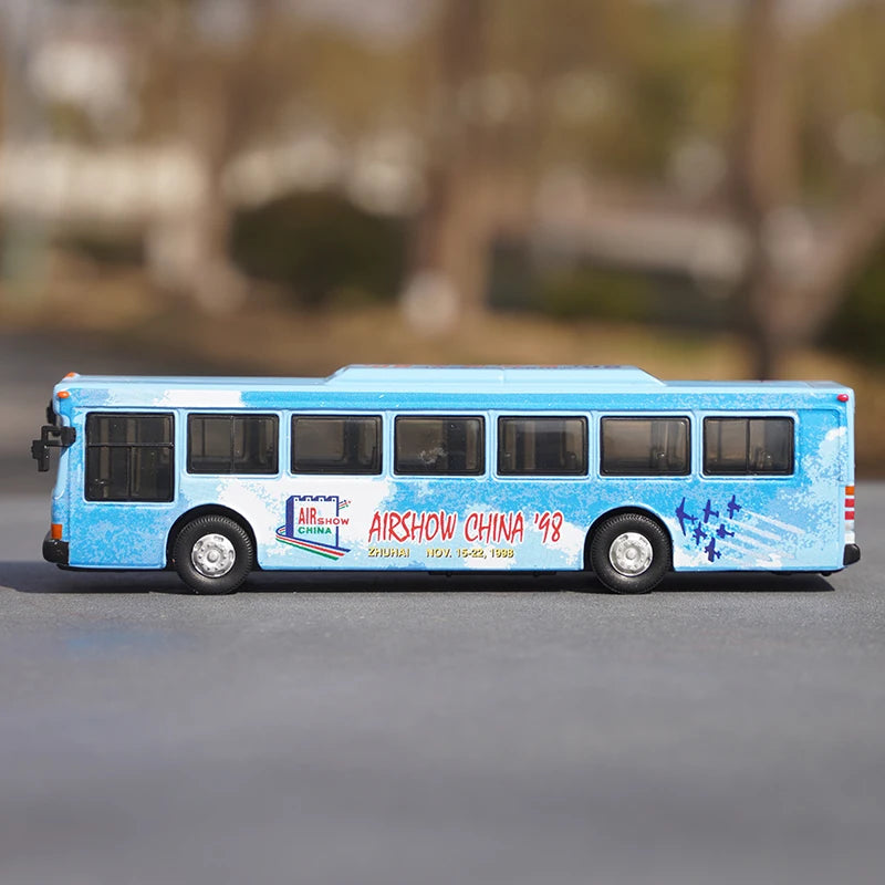 1:76 Nanjing Jinling Double Decker Diecast Bus Model – Limited Collector Edition Imitation Alloy Bus Model Toys for Collection, Display