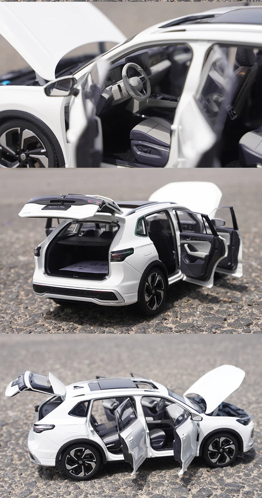 High Quality 1:18 VW Tiguan L PRO SUV Alloy Car Mode for Collection Kids Gifts Decoration Display
