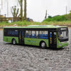 1:42 Original YUTONG E12 Electric Bus Diecast Model – Alloy Collectible Coach with Opening Doors