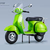 Original 1:10 Vespa 125 Classics Motorcycle Model Alloy Scooter Off Road Autocycle Simulation Collectibles for Gift, Toys