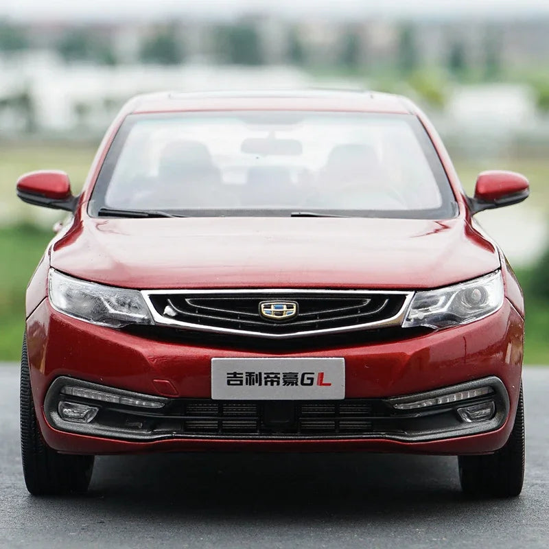 Original Factory 1:18 Geely Emgrand GL Diecast Sedan Model with Alloy Body, Opening Doors, Steering & Suspension