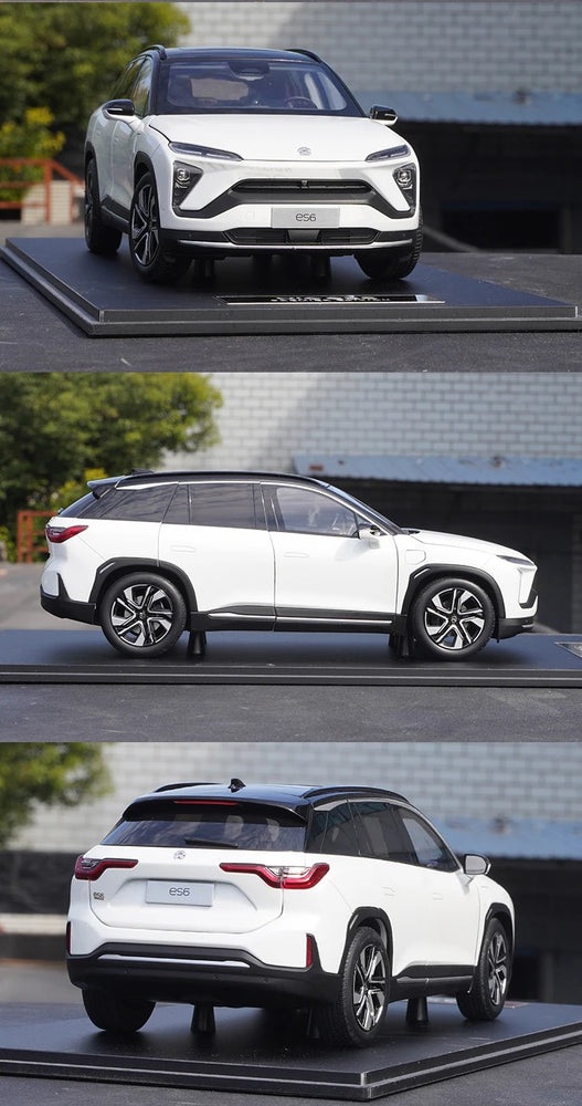 Original Factory 1:18 NIO ES6 Die-cast Simulation Alloy Car Model, Boys' Festival Gift Toy, Adult Collectible Display Item