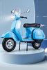 Original 1:10 Vespa 125 Classics Motorcycle Model Alloy Scooter Off Road Autocycle Simulation Collectibles for Gift, Toys