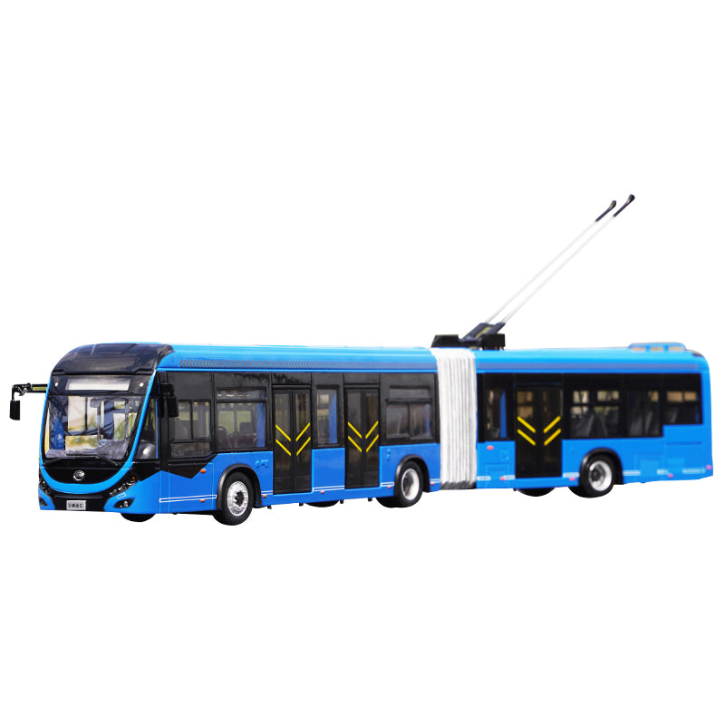 Authentic 1:42 Yutong ZK5180C diecast Trolley bus models BRT scale bus models for gift