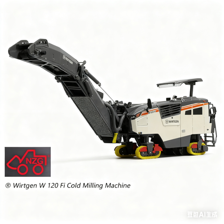 NZG 1:50 Wirtgen W210 Fi Kaltfrase Diecast planing Mechanical Engineering Model for gift, collection #1007