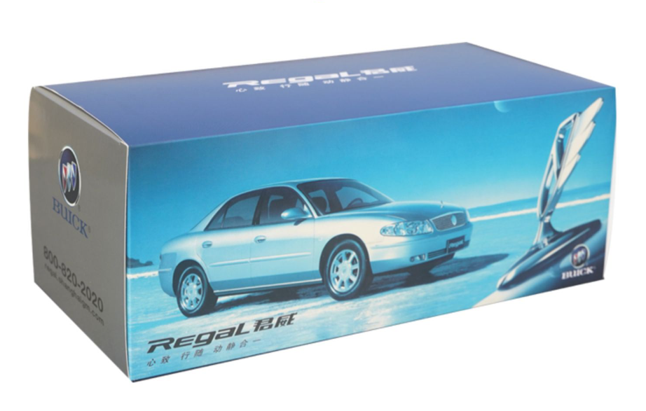 Original factory 1:18 GM Buick first generation Regal diecast scale car model for gift, collection