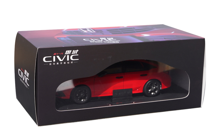 Original factory 1:18 CIVIC model Honda New CIVIC XI 2022 CIVIC alloy car model