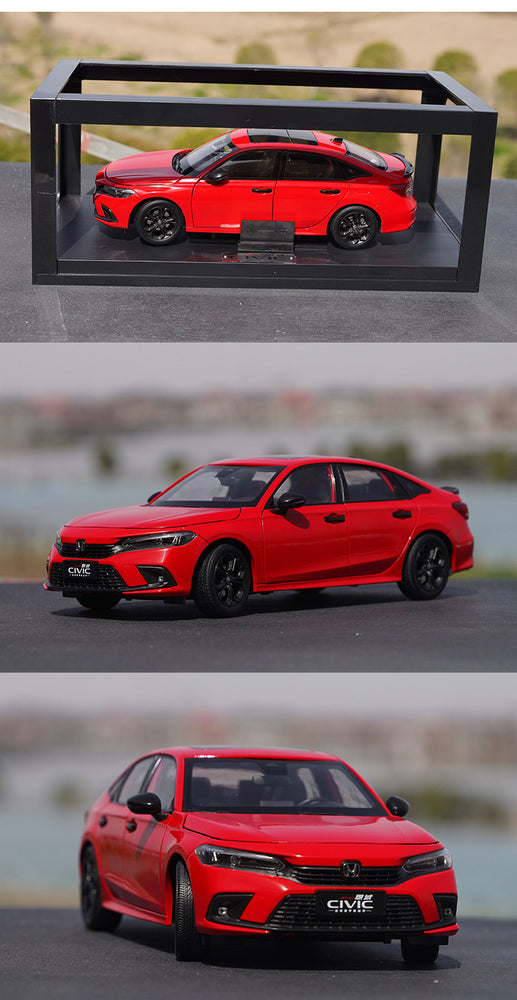 Original factory 1:18 CIVIC model Honda New CIVIC XI 2022 CIVIC alloy car model