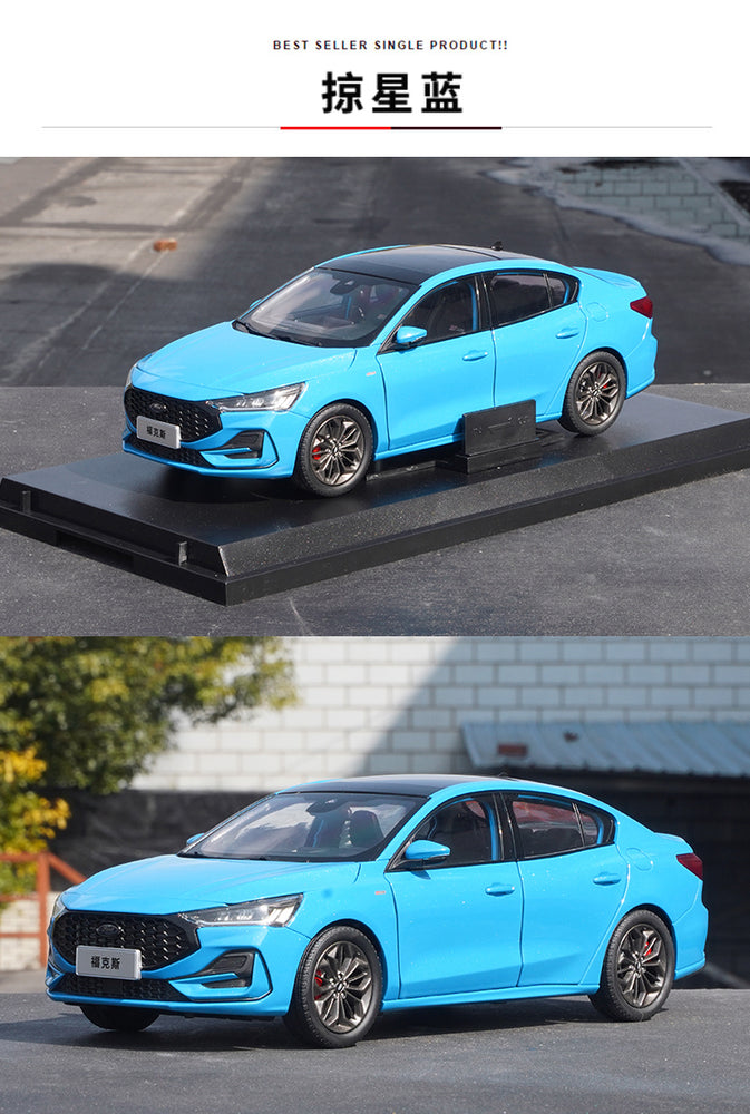 Original factory 1:18 Changan FORD FOCUS 2022 brand new alloy simulation car model for gift