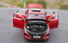 Original factory 1:18 Chang an EADO PLUS 2021 diecast red simulation car model for gift, collection