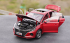 Original factory 1:18 Chang an EADO PLUS 2021 diecast red simulation car model for gift, collection