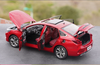 Original factory 1:18 Chang an EADO PLUS 2021 diecast red simulation car model for gift, collection