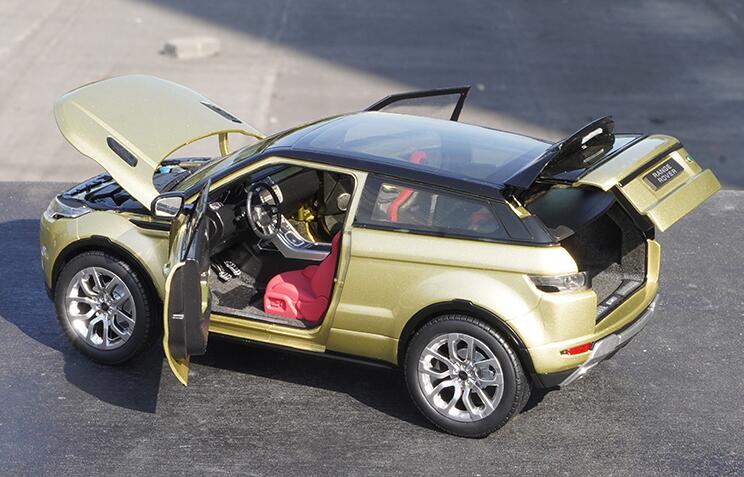 1:18 GTA Land rover Aurora car model Evoque off-road vehicle Range rover Alloy scale car model
