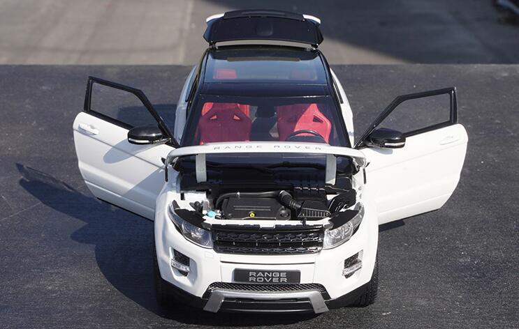 1:18 GTA Land rover Aurora car model Evoque off-road vehicle Range rover Alloy scale car model