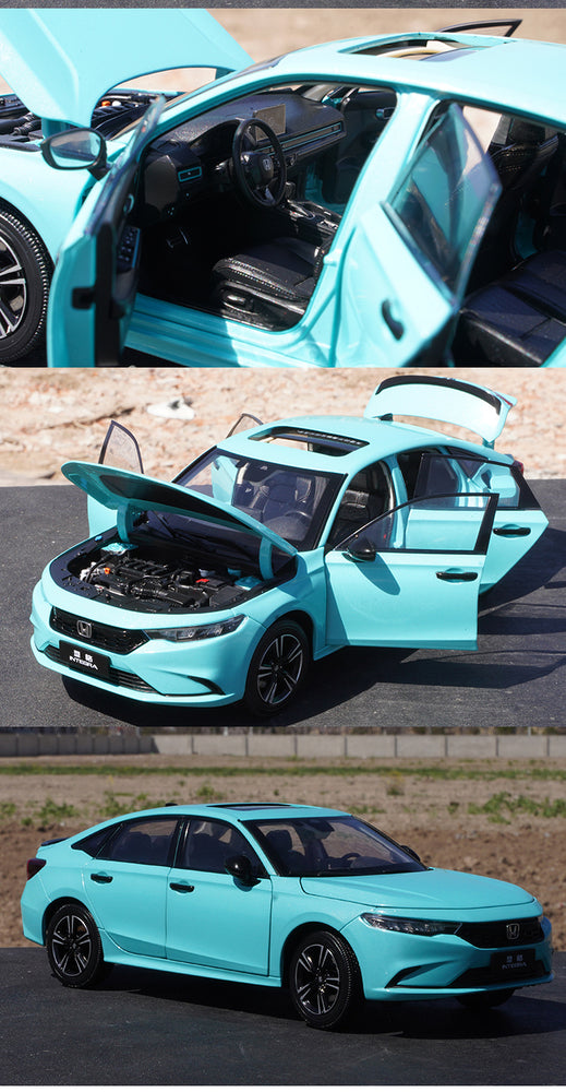 Original 1:18  HONDA Grid e:HEV 2022 HONDA INTEGRA diecast alloy car model for gift