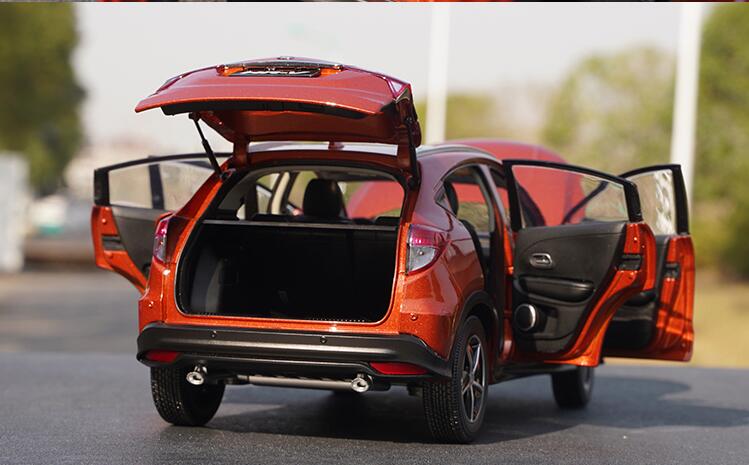 Original factory Diecast scale HONDA HR-V VEZEL 2019 alloy simulation car model for gift, toys