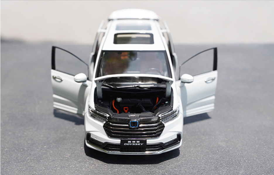 Original factory 1:18 HONDA ODYSSEY hybrid 2022 diecast
