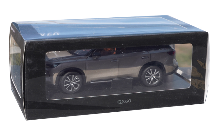 Original factory 1:18 Infiniti QX60 2022 diecast SUV alloy car model for gift, collection