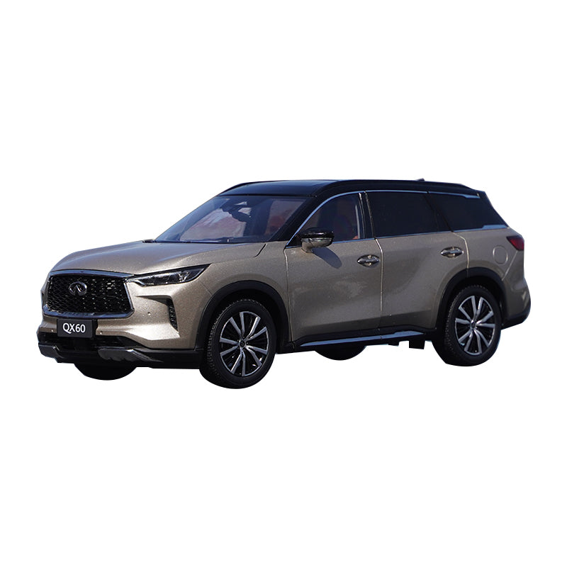 Original factory 1:18 Infiniti QX60 2022 diecast SUV alloy car model for gift, collection