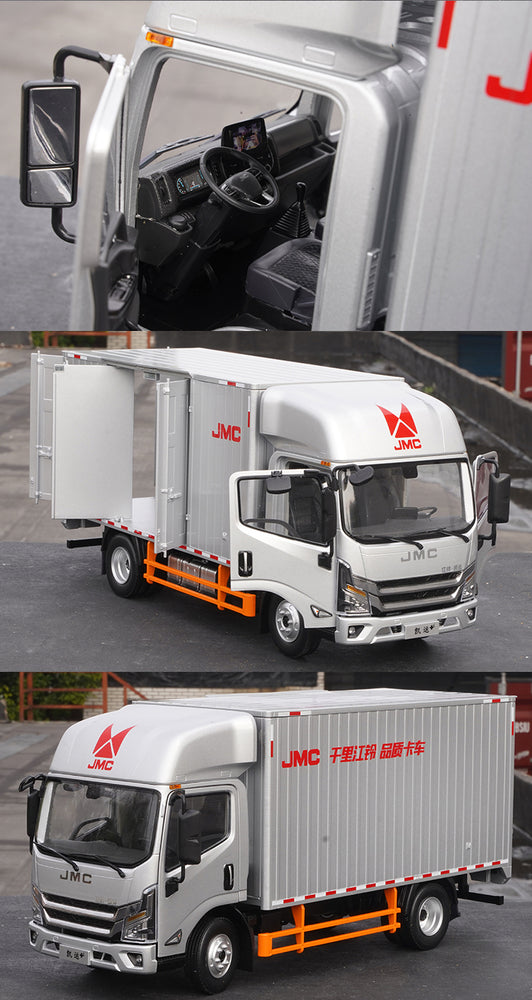 Original facotry 1:18 Jiangling JMC Kaiyun diecast scale van light truck alloy model for gift