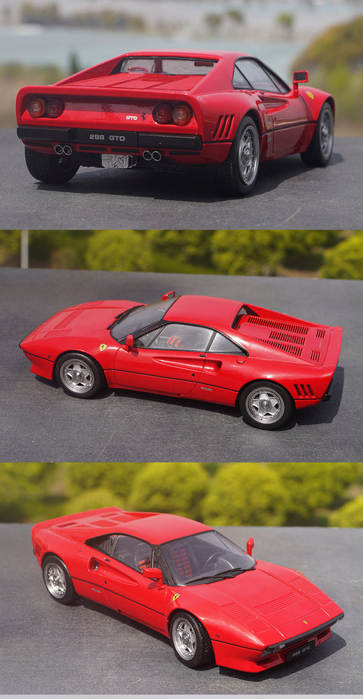 Original high classic 1:18 KK Ferrari 288GTO 1984 alloy simulation car model, diecast toy scale models