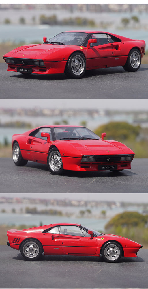 Original high classic 1:18 KK Ferrari 288GTO 1984 alloy simulation car model, diecast toy scale models