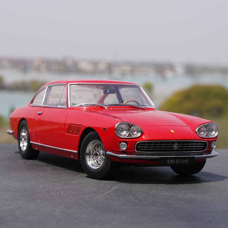 Original high classic 1:18 KK Ferrari 330 GT 2+2 1964 alloy simulation car model for gift, coolection