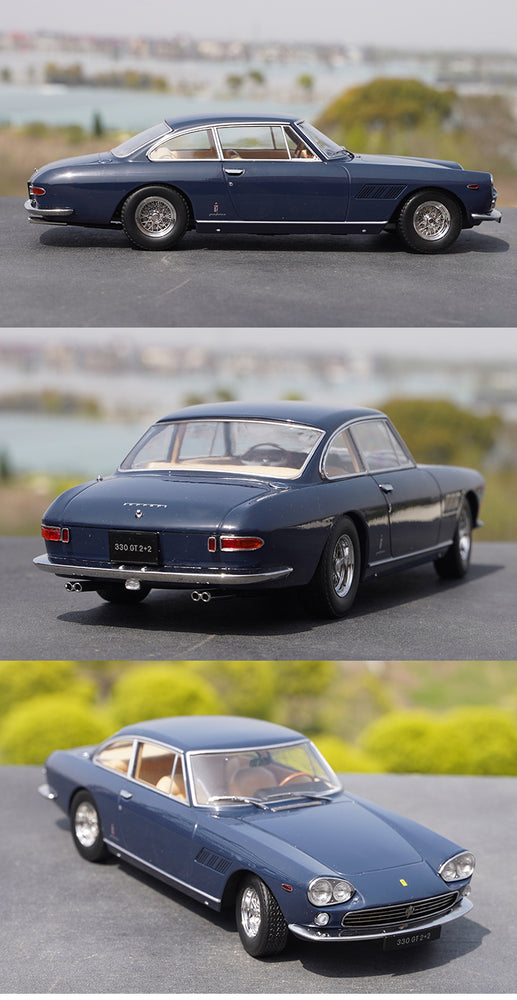 Original high classic 1:18 KK Ferrari 330 GT 2+2 1964 alloy simulation car model for gift, coolection
