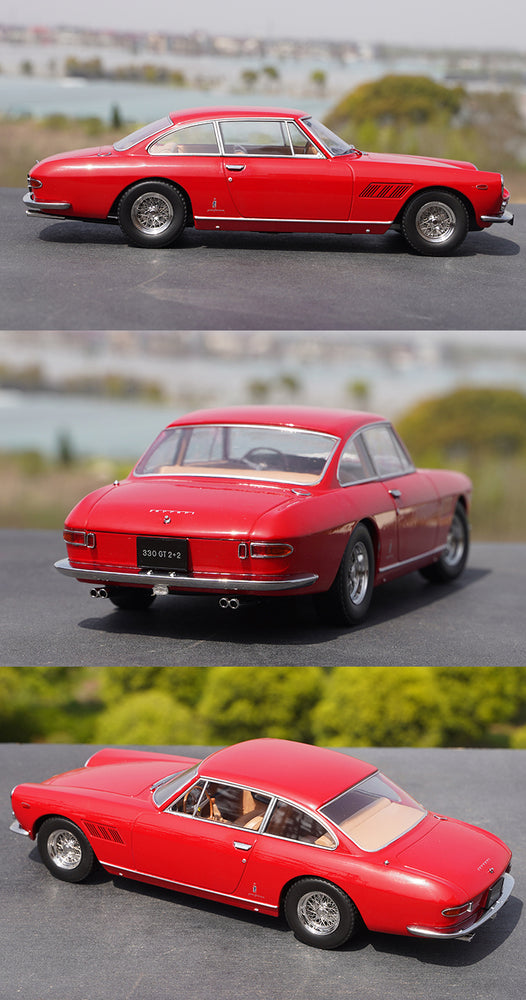 Original high classic 1:18 KK Ferrari 330 GT 2+2 1964 alloy simulation car model for gift, coolection