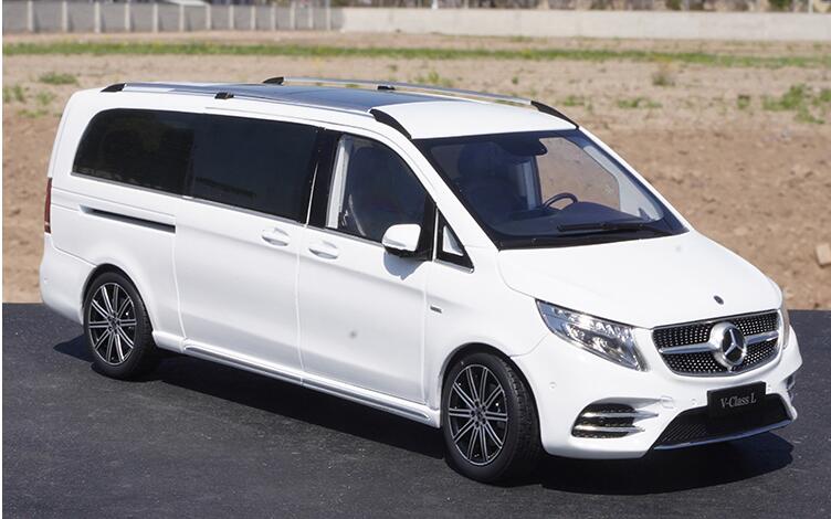 1:18 Mercedes-Benz V260L V-class MPV Viano commercial vehicle alloy car model for collection