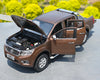 1:18 zinc alloy brown/white/red diecast NISSAN NAVARA OFF-road vehicle pickup truck models